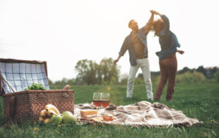 dancing in the park